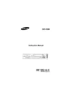 Samsung DVD-V2000 Instruction Manual preview