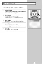 Предварительный просмотр 39 страницы Samsung DVD-V2500 Instruction Manual