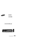 Samsung DVD-V5000K Instruction Manual preview