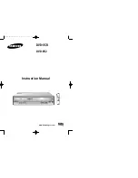 Samsung DVD-V52 Instruction Manual preview