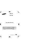 Samsung DVD-V52K Instruction Manual preview