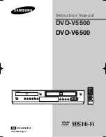 Samsung DVD-V5500 Instruction Manual preview