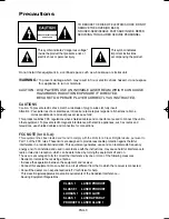 Preview for 3 page of Samsung DVD-V5500 Instruction Manual