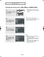 Preview for 36 page of Samsung DVD-V5500 Instruction Manual