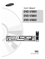 Preview for 1 page of Samsung DVD-V6000 User Manual