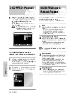 Preview for 46 page of Samsung DVD-V6500K User Manual