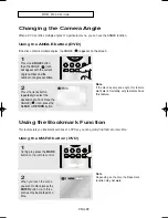 Preview for 39 page of Samsung DVD V6700 - DVD/VCR Instruction Manual