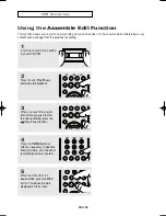 Preview for 68 page of Samsung DVD V6700 - DVD/VCR Instruction Manual