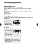 Preview for 72 page of Samsung DVD V6700 - DVD/VCR Instruction Manual