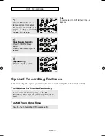 Preview for 73 page of Samsung DVD V6700 - DVD/VCR Instruction Manual