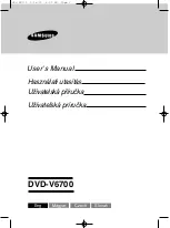 Preview for 1 page of Samsung DVD V6700 - DVD/VCR User Manual