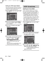 Preview for 20 page of Samsung DVD V6700 - DVD/VCR User Manual