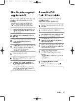 Preview for 82 page of Samsung DVD V6700 - DVD/VCR User Manual