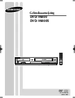 Preview for 211 page of Samsung DVD-V6800 User Manual