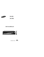 Предварительный просмотр 1 страницы Samsung DVD-V7500 Instruction Manual