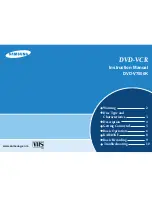 Samsung DVD-V7500K Instruction Manual preview