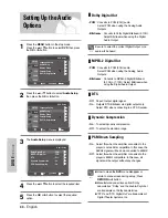 Предварительный просмотр 44 страницы Samsung DVD-V7500K User Manual