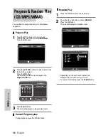 Предварительный просмотр 58 страницы Samsung DVD-V7500K User Manual