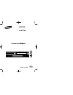 Samsung DVD-V77MS Instruction Manual preview