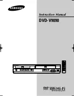 Samsung DVD-V9090 Instruction Manual preview