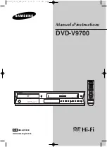 Preview for 1 page of Samsung DVD V9700 - DVD/VCR Instruction Manual