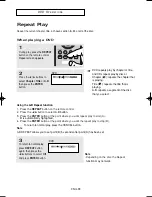 Предварительный просмотр 33 страницы Samsung DVD V9800 - Tunerless 1080p Upconverting VHS Combo DVD... Instruction Manual