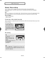 Предварительный просмотр 74 страницы Samsung DVD V9800 - Tunerless 1080p Upconverting VHS Combo DVD... Instruction Manual