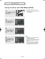 Preview for 31 page of Samsung DVD-V9800M Instruction Manual