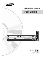 Samsung DVD-VR300 Instruction Manual preview