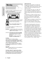 Preview for 2 page of Samsung DVD-VR300 Instruction Manual