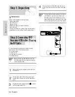 Preview for 16 page of Samsung DVD-VR300 Instruction Manual