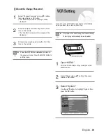 Preview for 39 page of Samsung DVD-VR300 Instruction Manual