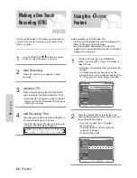 Preview for 68 page of Samsung DVD-VR300 Instruction Manual