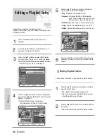 Preview for 90 page of Samsung DVD-VR300 Instruction Manual