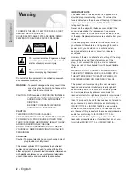 Preview for 2 page of Samsung DVD-VR300E Instruction Manual