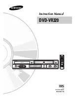 Preview for 1 page of Samsung DVD-VR320 Instruction Manual