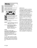 Preview for 2 page of Samsung DVD-VR320 Instruction Manual