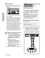 Preview for 18 page of Samsung DVD-VR320 Instruction Manual