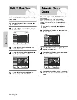 Preview for 34 page of Samsung DVD-VR320 Instruction Manual