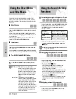 Preview for 40 page of Samsung DVD-VR320 Instruction Manual