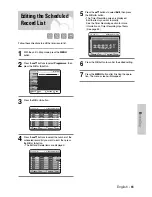 Preview for 61 page of Samsung DVD-VR320 Instruction Manual