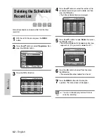 Preview for 62 page of Samsung DVD-VR320 Instruction Manual