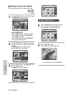 Preview for 76 page of Samsung DVD-VR320 Instruction Manual