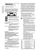 Preview for 2 page of Samsung DVD-VR320 Manual De Instrucciones