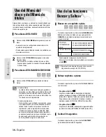 Preview for 36 page of Samsung DVD-VR320 Manual De Instrucciones