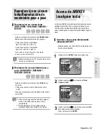 Preview for 37 page of Samsung DVD-VR320 Manual De Instrucciones