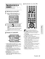 Preview for 45 page of Samsung DVD-VR320 Manual De Instrucciones