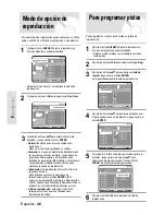 Preview for 46 page of Samsung DVD-VR320 Manual De Instrucciones