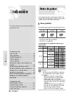 Preview for 50 page of Samsung DVD-VR320 Manual De Instrucciones