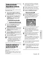 Preview for 53 page of Samsung DVD-VR320 Manual De Instrucciones